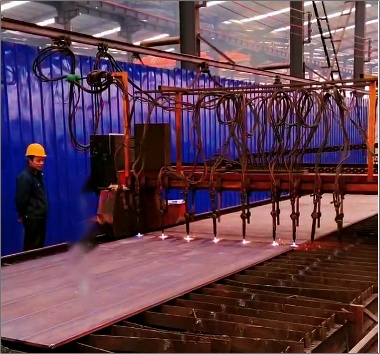 甘肃永靖钢结构车间数控等离子切割机